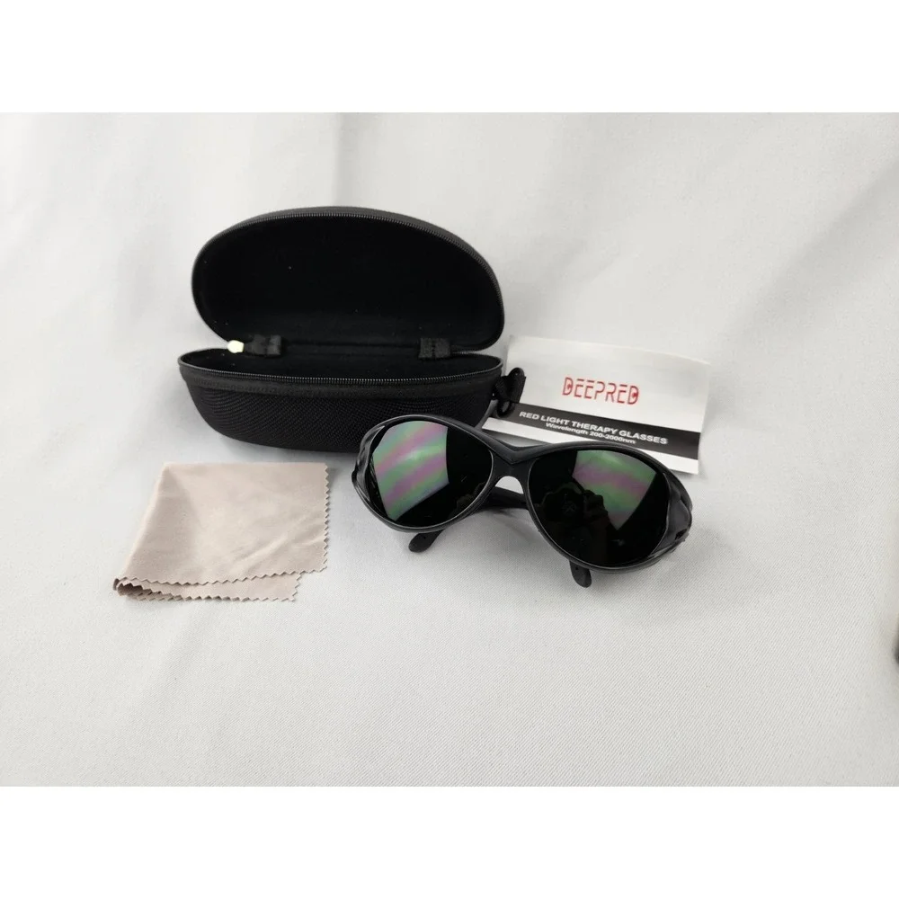 Deepred Red light therapy goggles 200-2000nm wavelength protection Ultra Dark